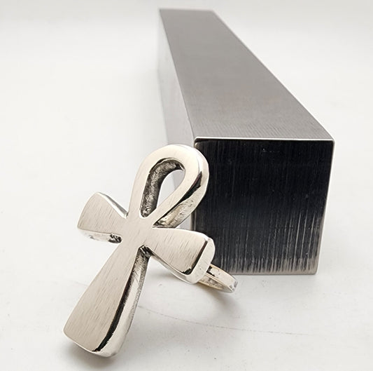 Silver Ankh Ring