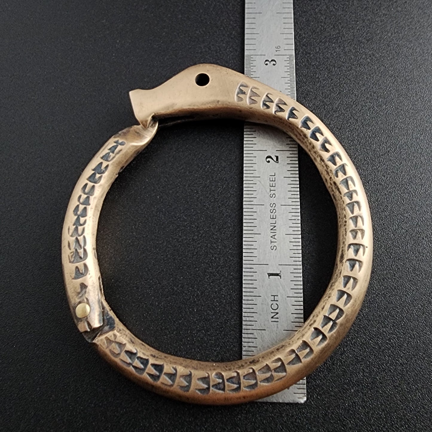 Bronze Ouroboros Carabiner