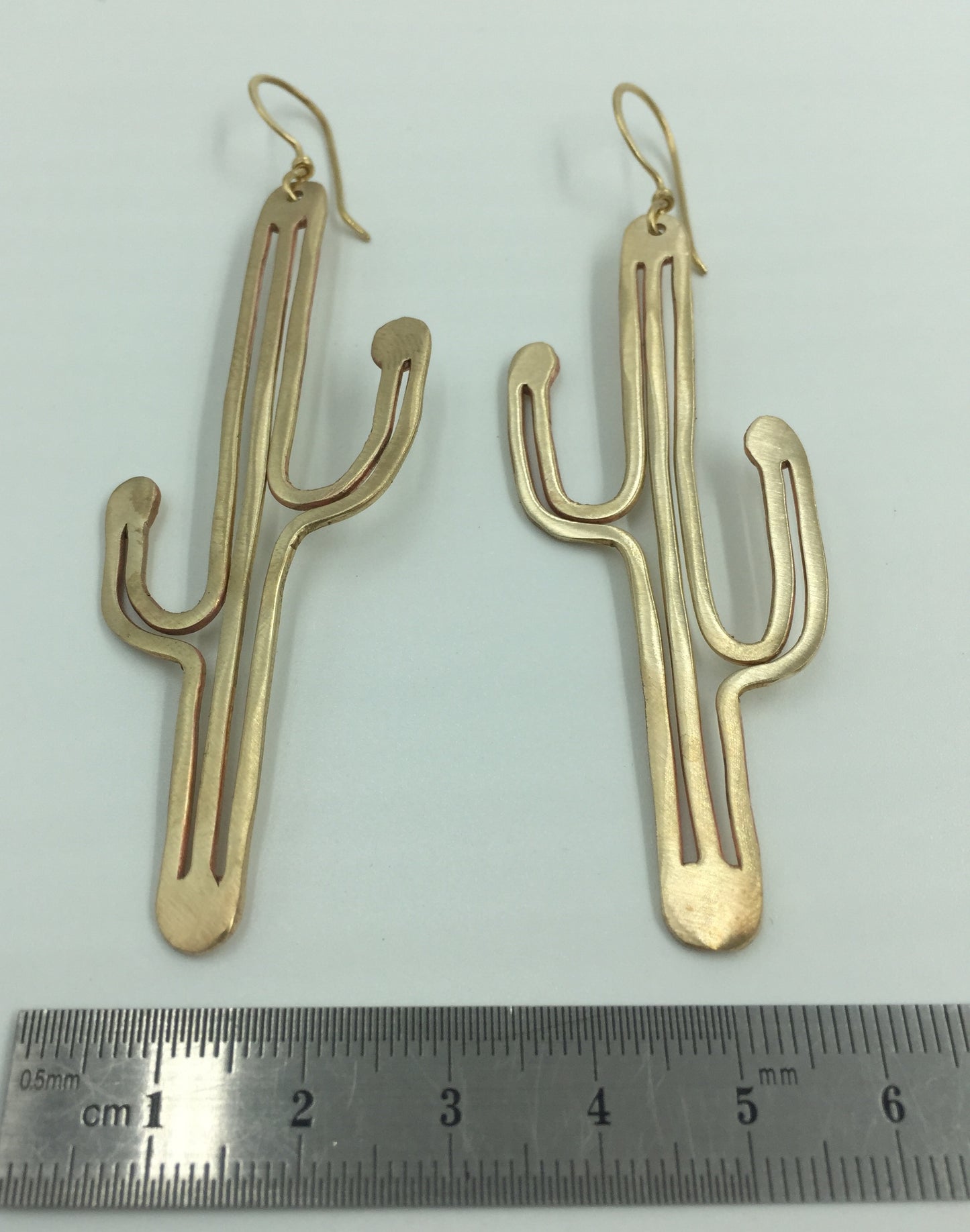 Large Saguaro Cactus Earrings