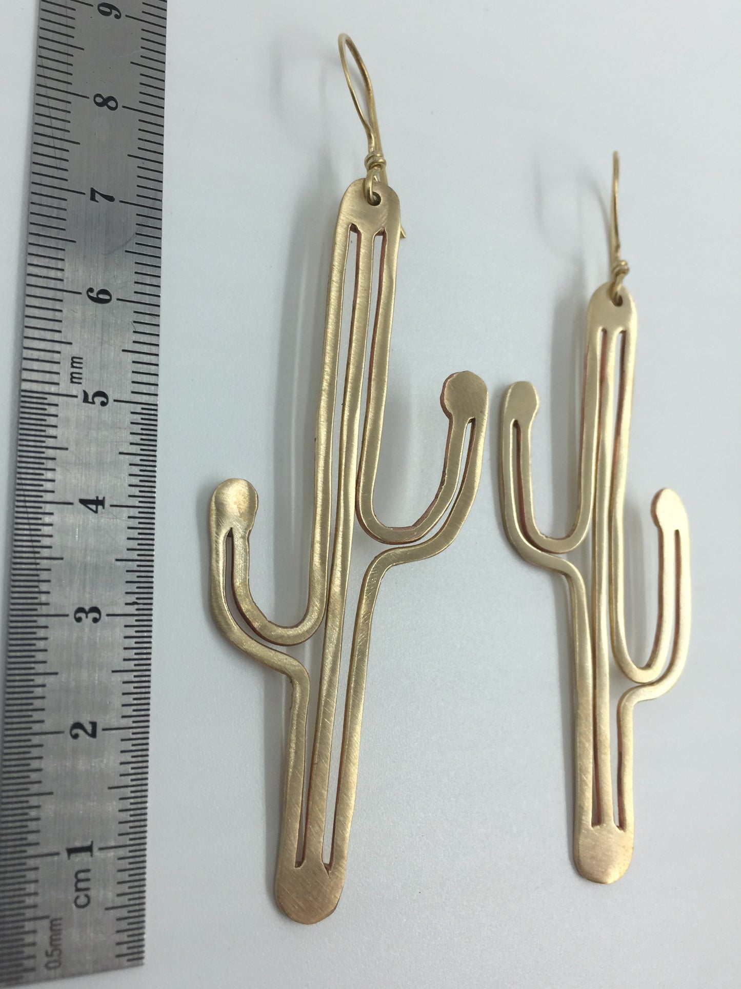 Large Saguaro Cactus Earrings