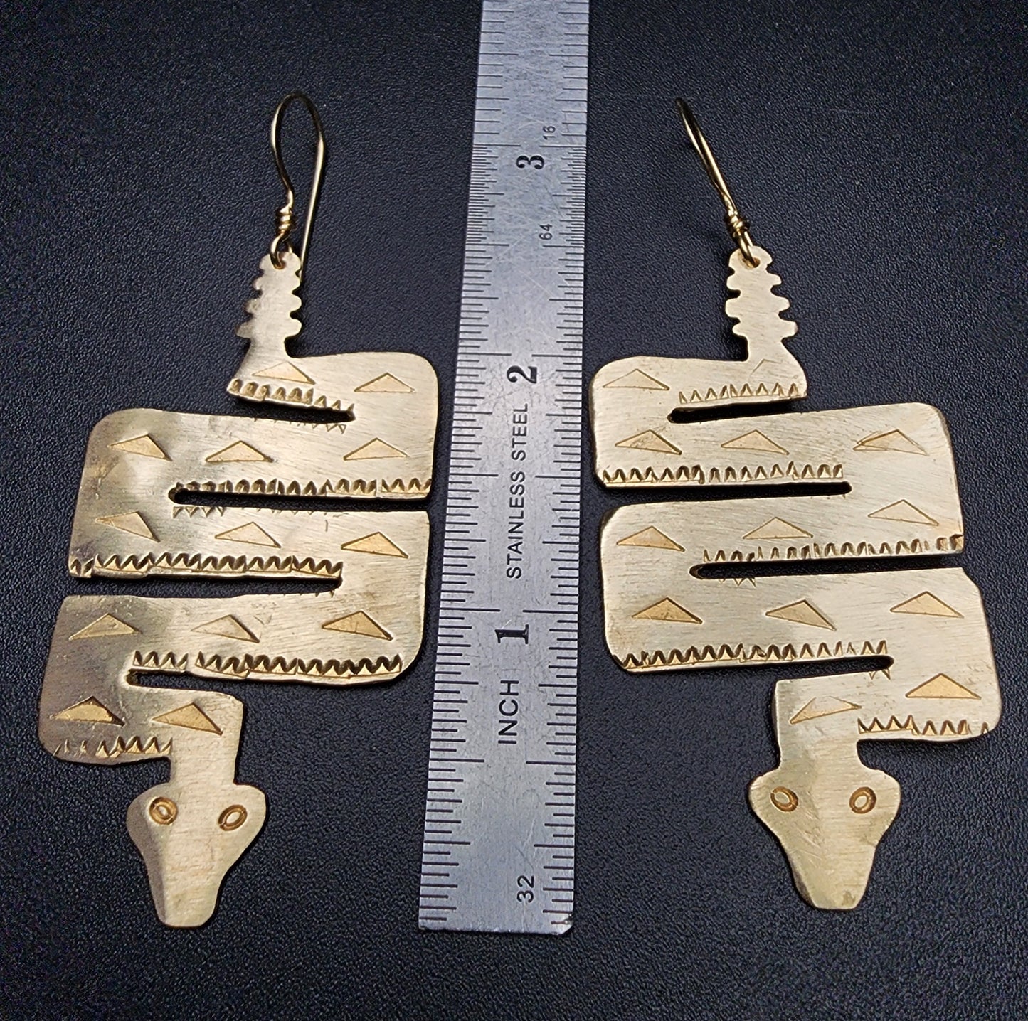 Rattlesnake Earrings