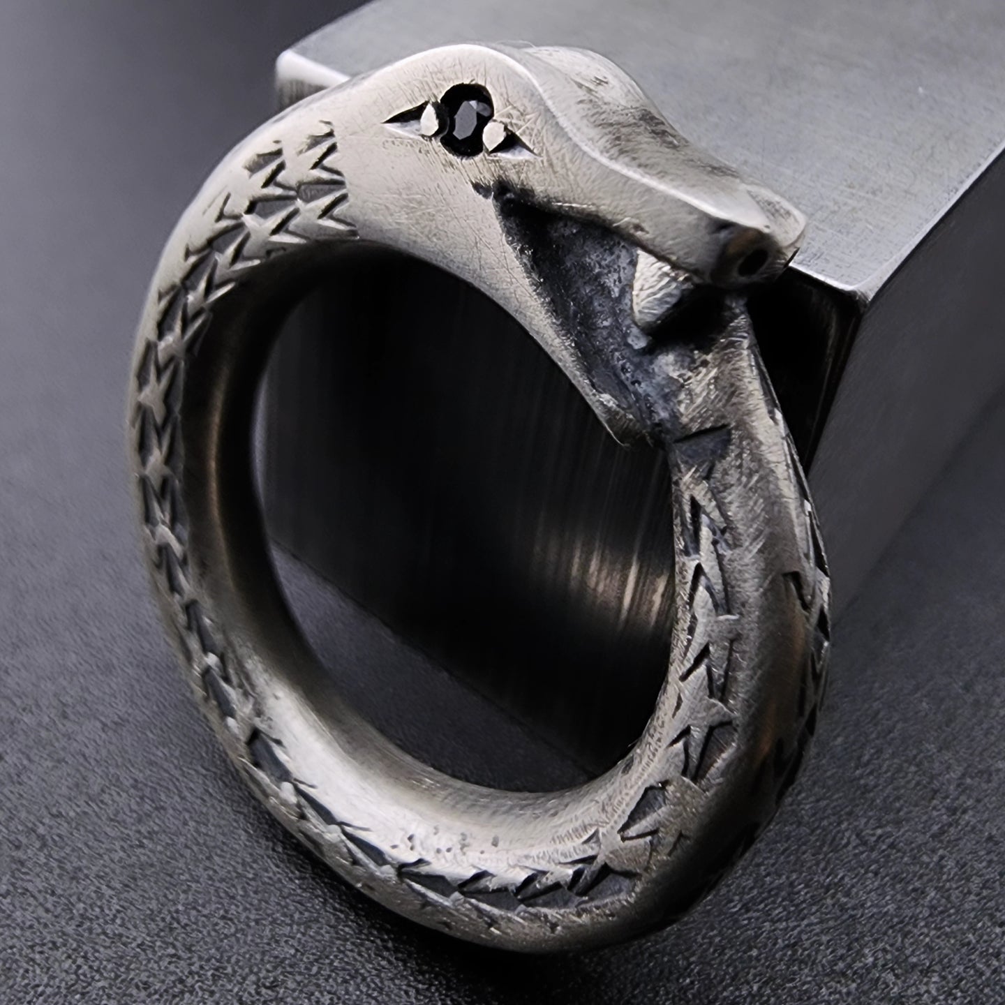 Ouroborus Amethyst Ring