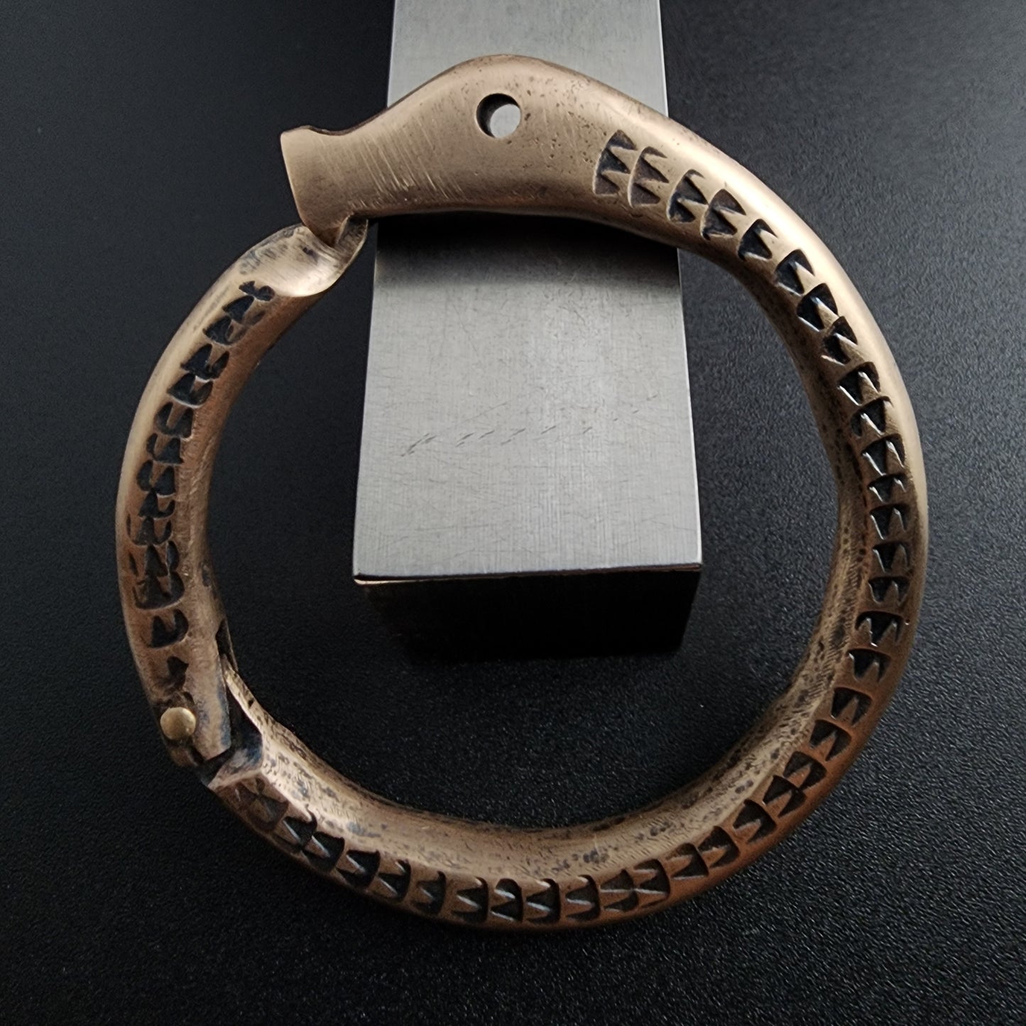 Bronze Ouroboros Carabiner