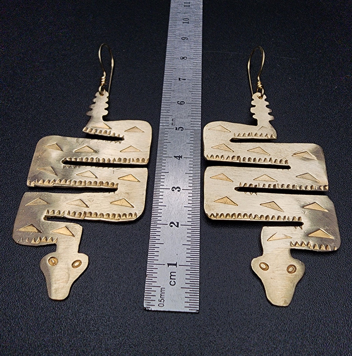 Rattlesnake Earrings