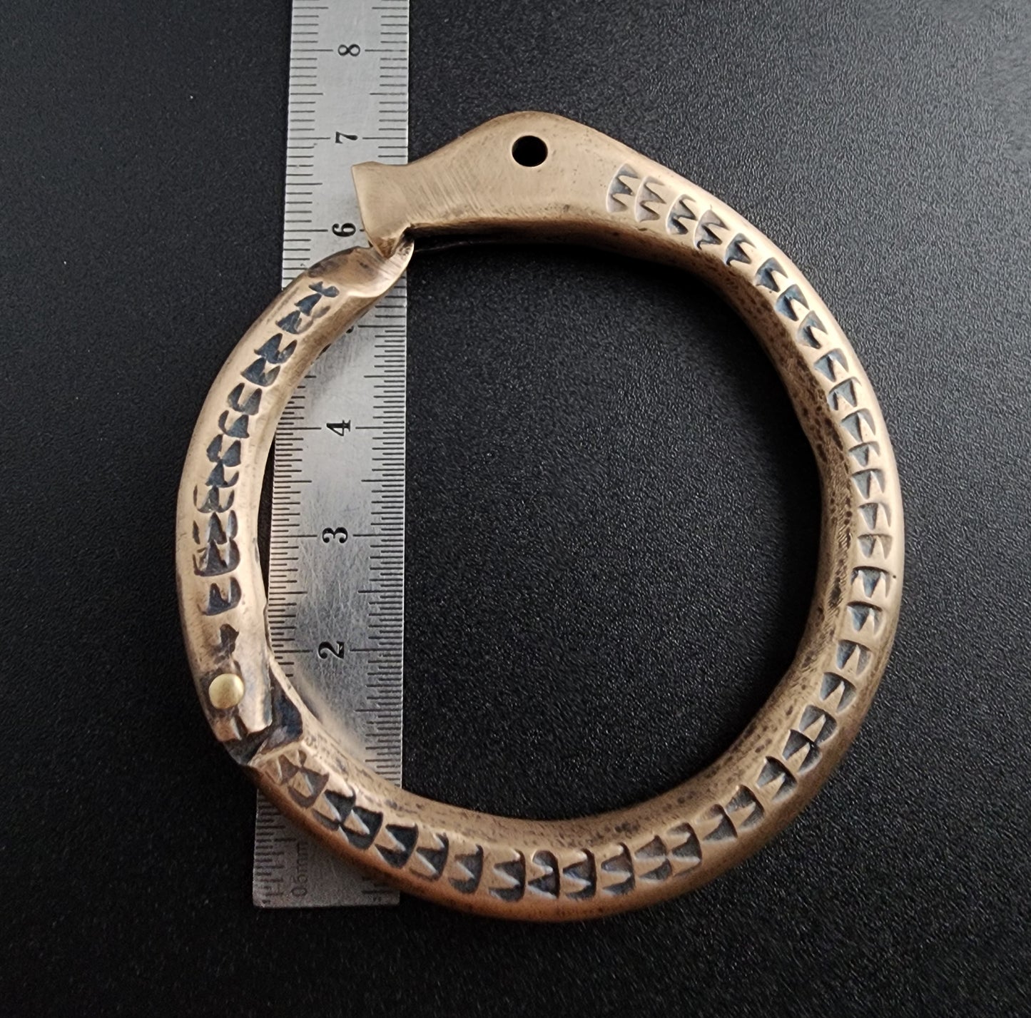 Bronze Ouroboros Carabiner