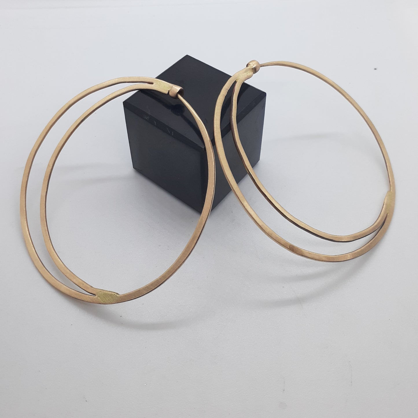 Cresent Moon Hoop Earrings